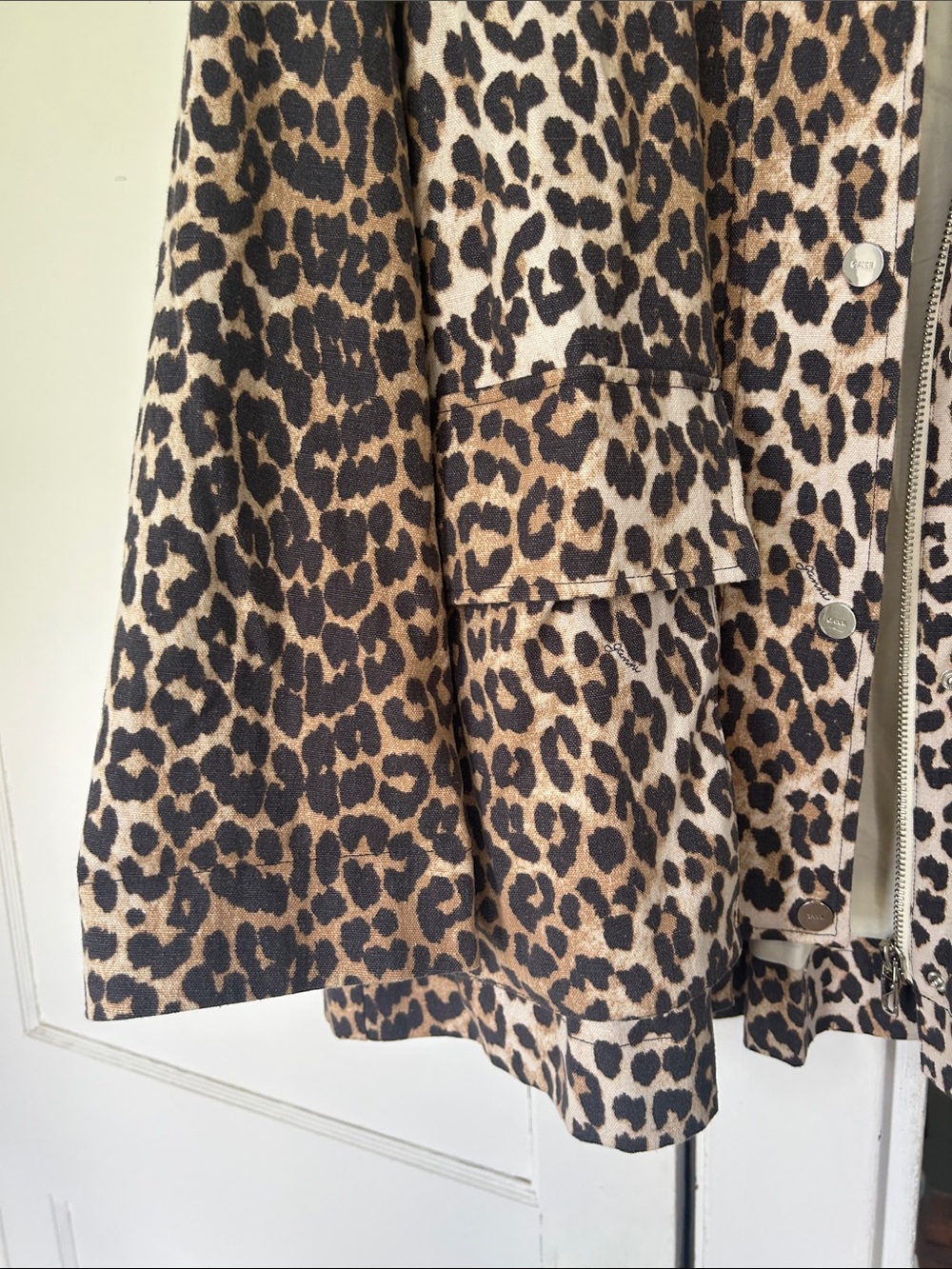 Ganni Leopard Jacket size M - Picture 4 of 5